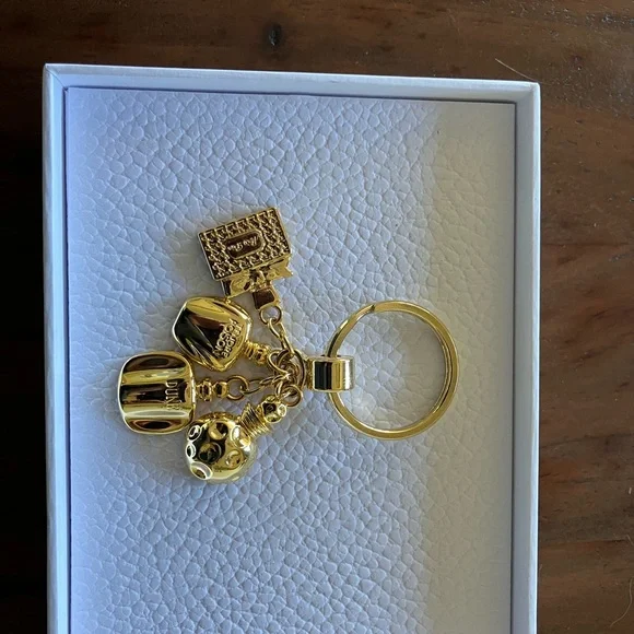 DIOR Gold Keychain with Charms - Picture 4 of 4
